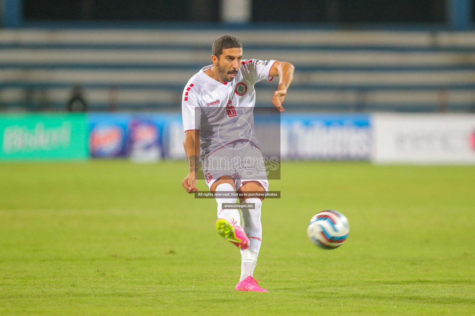 Bhutan vs Lebanon in SAFF Championship 2023 held in Sree Kanteerava Stadium, Bengaluru, India, on Sunday, 25th June 2023. Photos: Nausham Waheed, Hassan Simah / images.mv