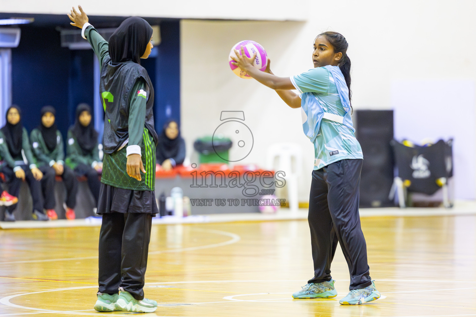 Day 5 of 26th Inter-School Netball Tournament 2025 was held in Social Center Indoor Hall on Wednesday, 22nd October 2025. Photos: Ismail Thoriq / images.mv