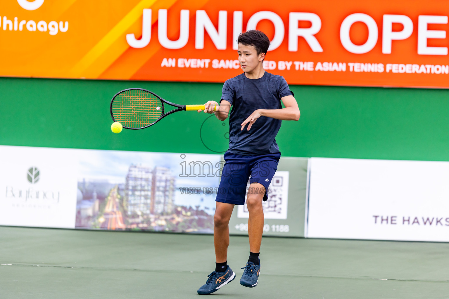 Day 7 of ATF Maldives Junior Open Tennis was held in Male' Tennis Court, Male', Maldives on Wednesday, 18th December 2024. Photos: Nausham Waheed/ images.mv