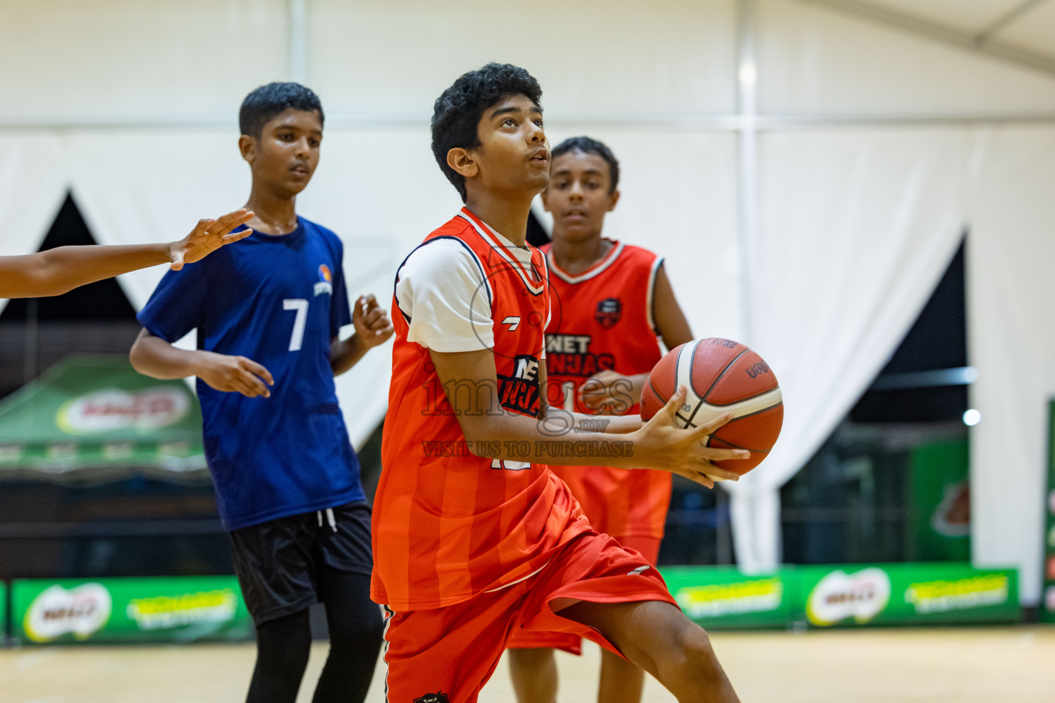Milo 5 x 5 Junior Challenge 2025 - Basketball tournament held in Basketball Training Center, Male', Maldives on Thursday, 09th October 2025. 
Photo by: Hassan Simah / Images.mv