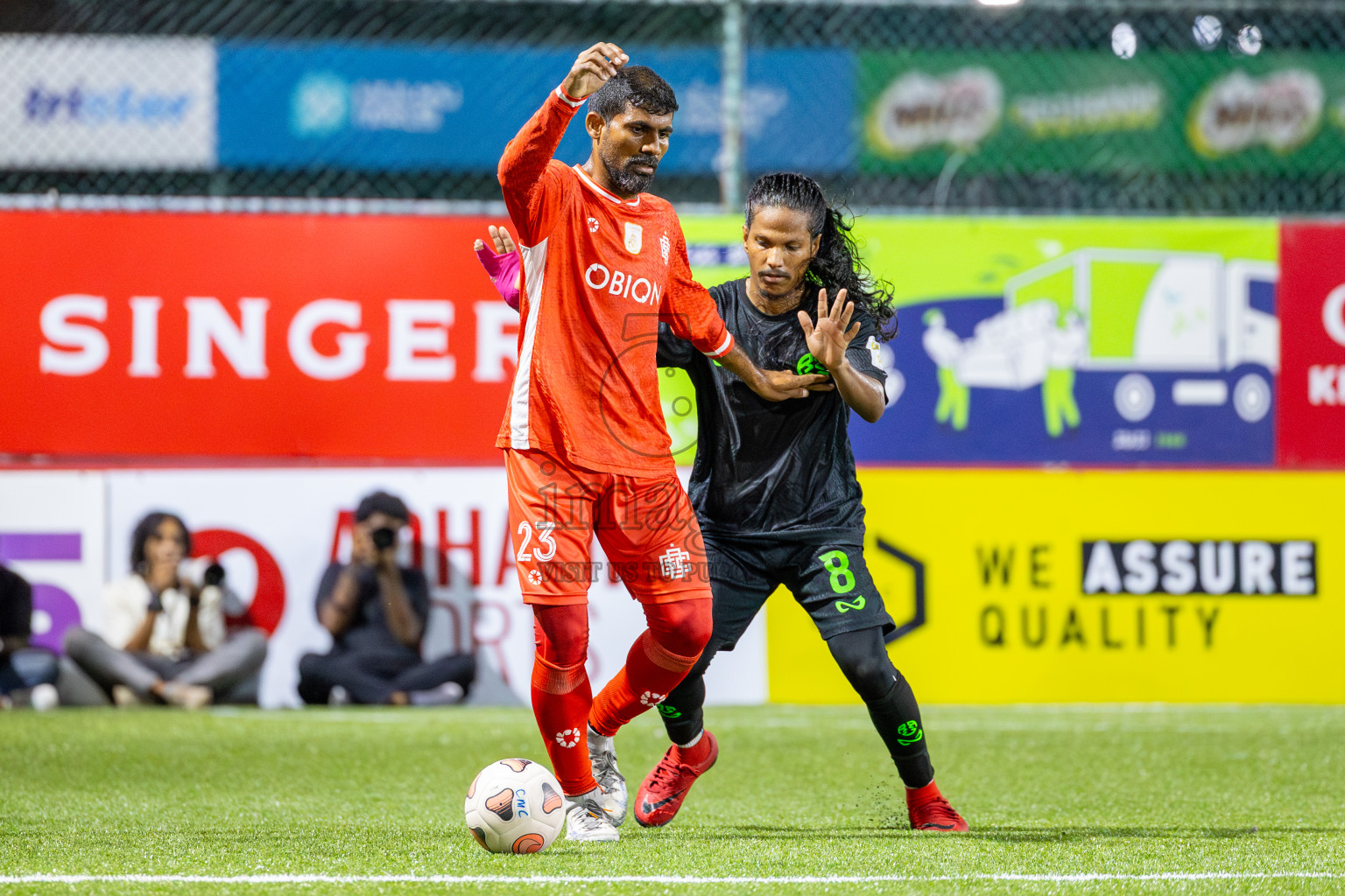Road Recreation Club vs Club Combination SC Eydhafushi in Kings Cup Final of Club Maldives 2025 was held in Rehendhi Futsal Ground, Hulhumale', Maldives on Tuesday, 9th September 2025. Photos: Ismail Thoriq / images.mv