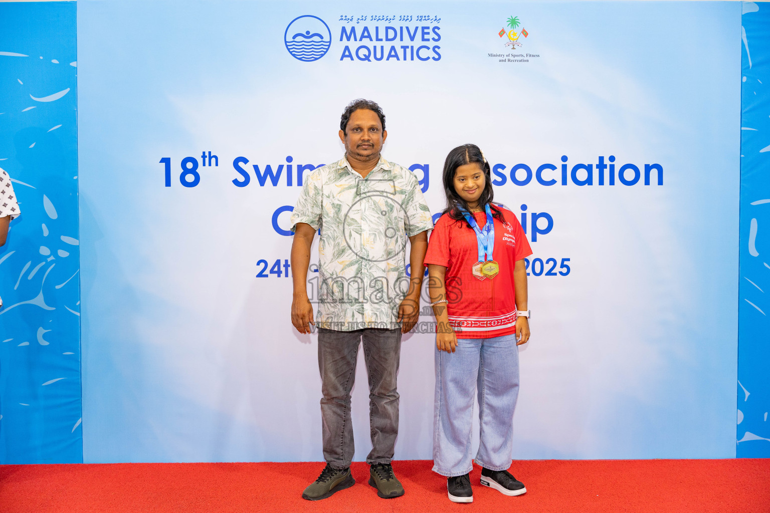 18th Swimming Association Championship 2025, Closing Ceremony was held on Saturday, 29th November 2025 at Swimming Track Hulhumale', Maldives. Photos: Areef Adam / images.mv