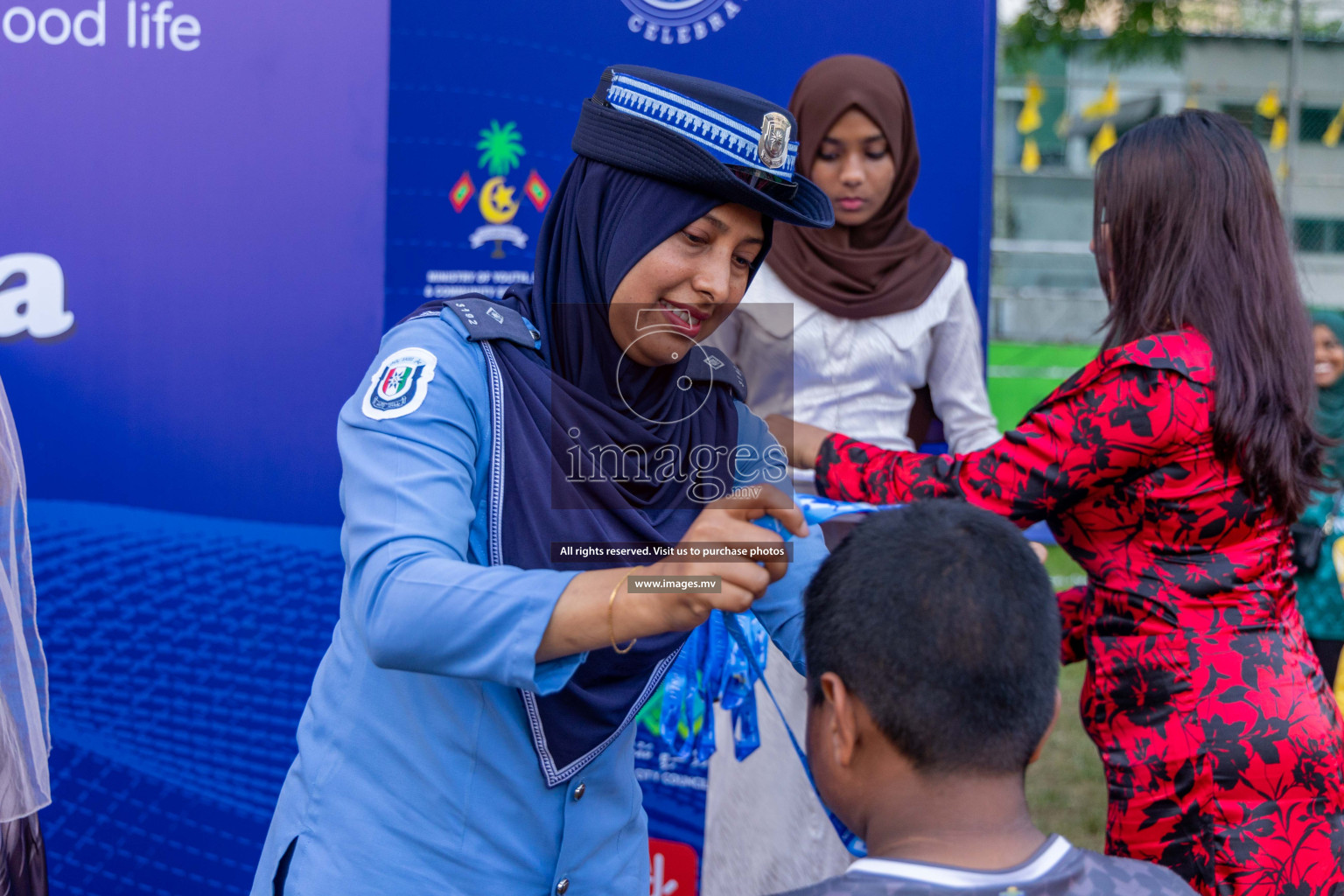 Day 4 of Nestle Kids Football Fiesta, held in Henveyru Football Stadium, Male', Maldives on Saturday, 14th October 2023
Photos: Ismail Thoriq / images.mv