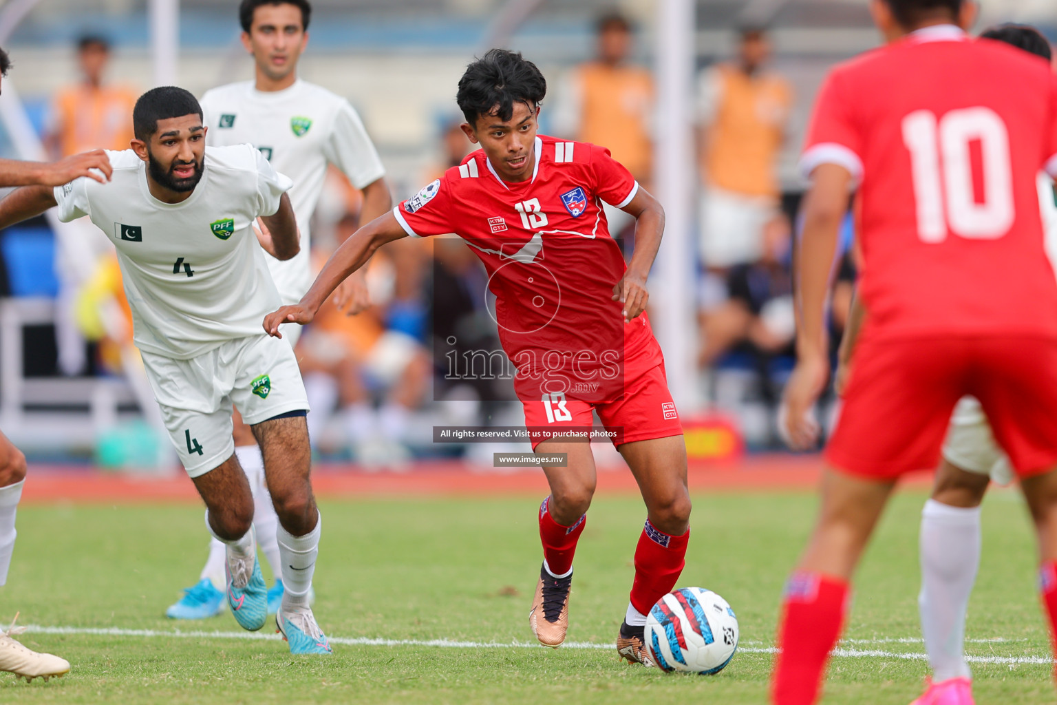 Nepal vs Pakistan in SAFF Championship 2023 held in Sree Kanteerava Stadium, Bengaluru, India, on Tuesday, 27th June 2023. Photos: Nausham Waheed, Hassan Simah / images.mv