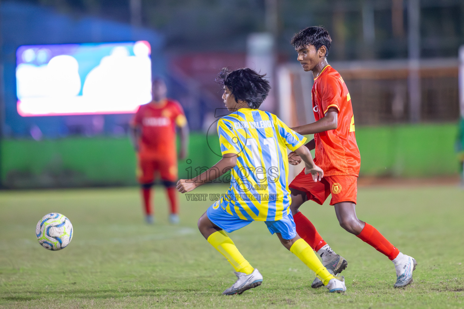 Dhivehi Youth League 2024 - Day 1. Matches held at Henveiru Stadium on 21st November 2024 , Thursday. Photos: Shuu Abdul Sattar/ Images.mv