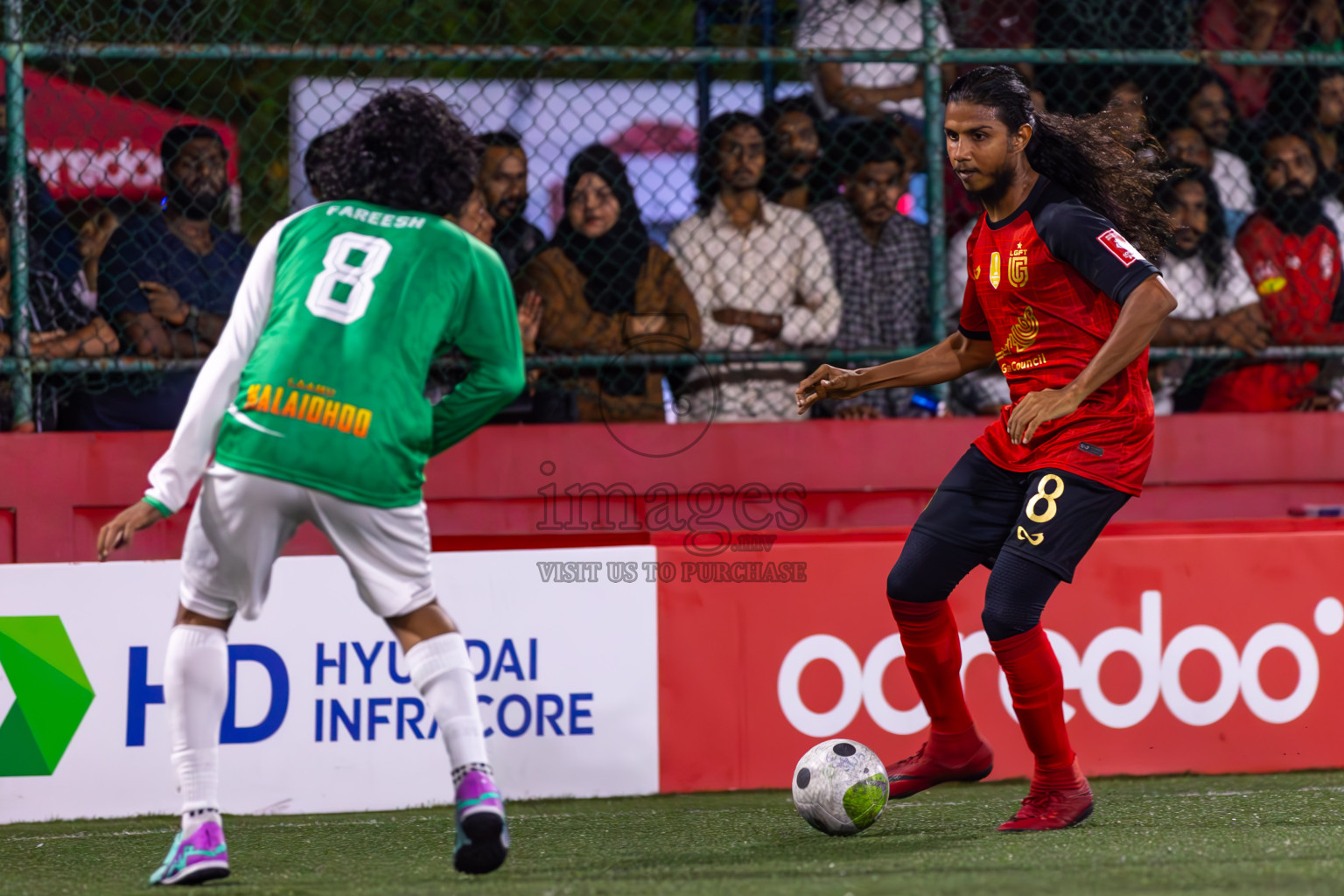 L Gan L Kalaidhoo in Day 12 of Golden Futsal Challenge 2024 was held on Friday, 26th January 2024, in Hulhumale', Maldives
Photos: Ismail Thoriq / images.mv