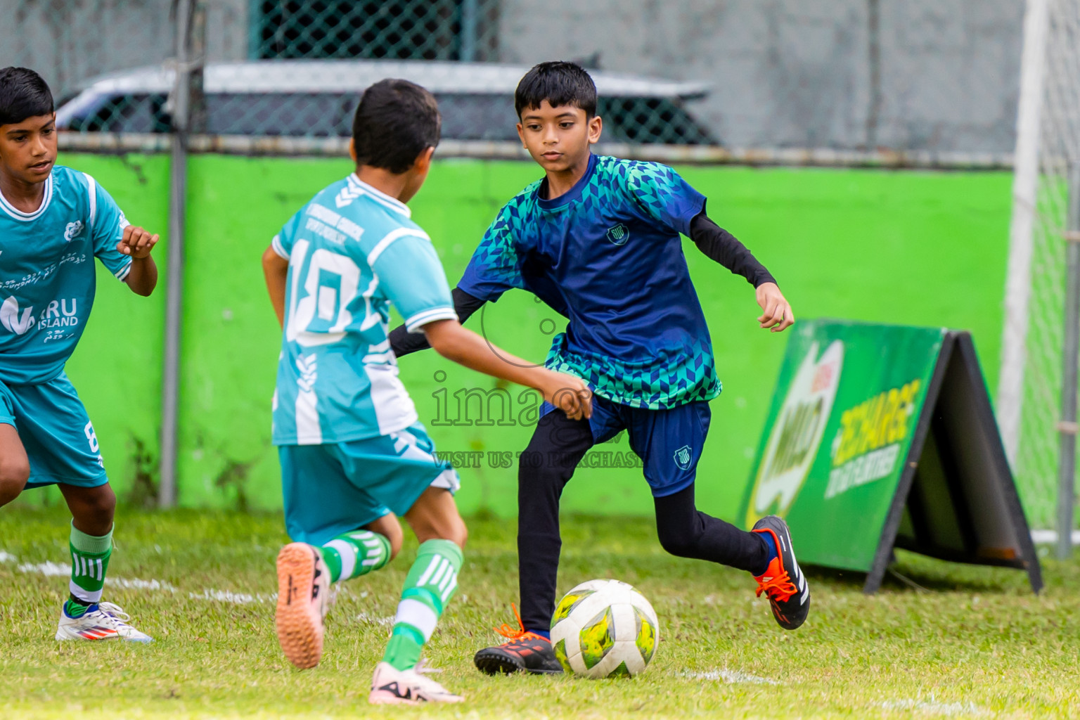 Day 1 of MILO Academy Championship 2025 (U-12) was held at Henveiru Stadium in Male', Maldives on Thursday, 1st May 2025. Photos: Nausham Waheed / images.mv