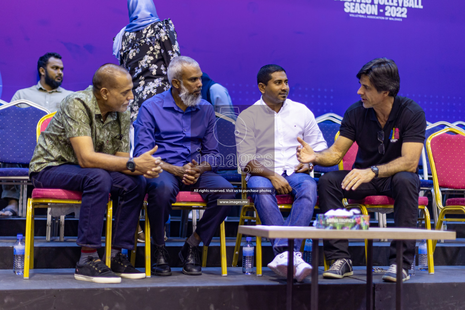 Sports Club City vs Dhivehi Sifainge Club in the Finals of National Volleyball Tournament 2022 on Thursday, 07th July 2022, held in Social Center, Male', Maldives