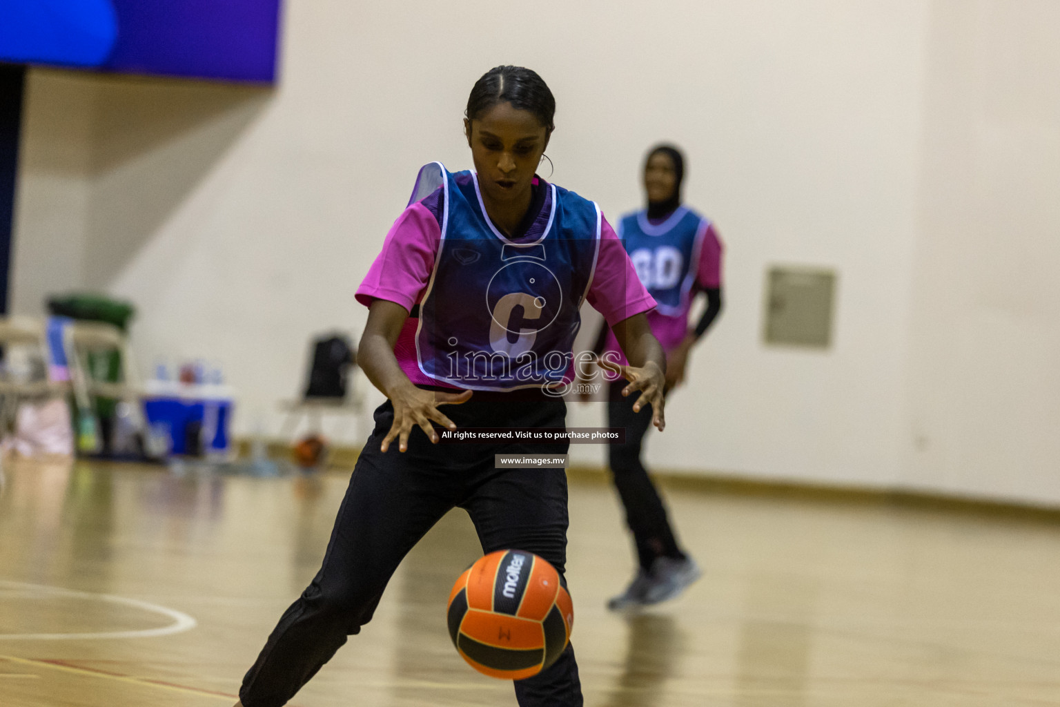 Sports Club Shining Star vs Club Green Streets in the Milo National Netball Tournament 2022 on 17 July 2022, held in Social Center, Male', Maldives. Photographer: Hassan Simah / Images.mv