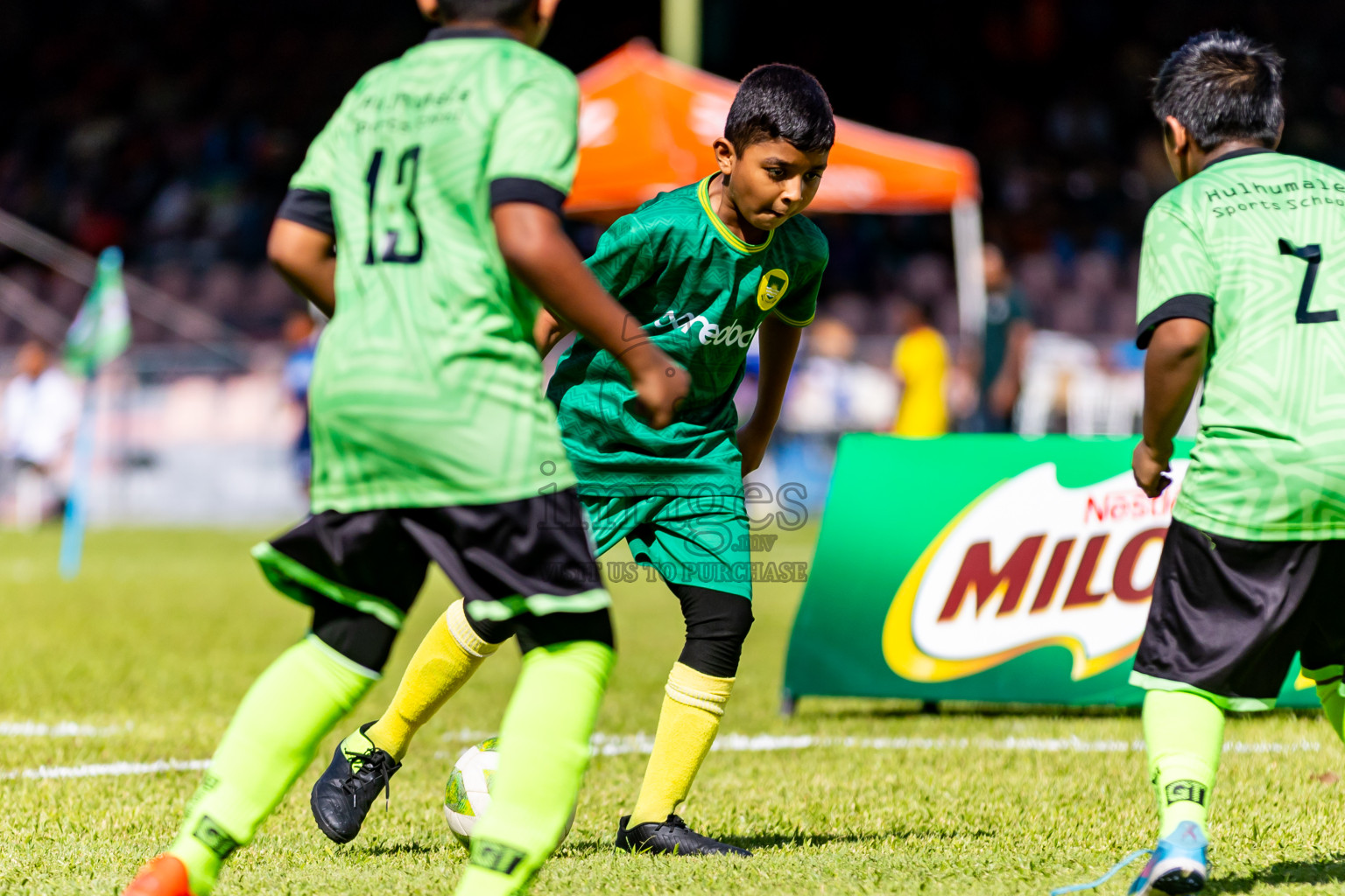 Day 1 of Under 10 MILO Academy Championship 2024 was held at National Stadium in Male', Maldives on Friday, 26th April 2024. Photos: Nausham Waheed / images.mv