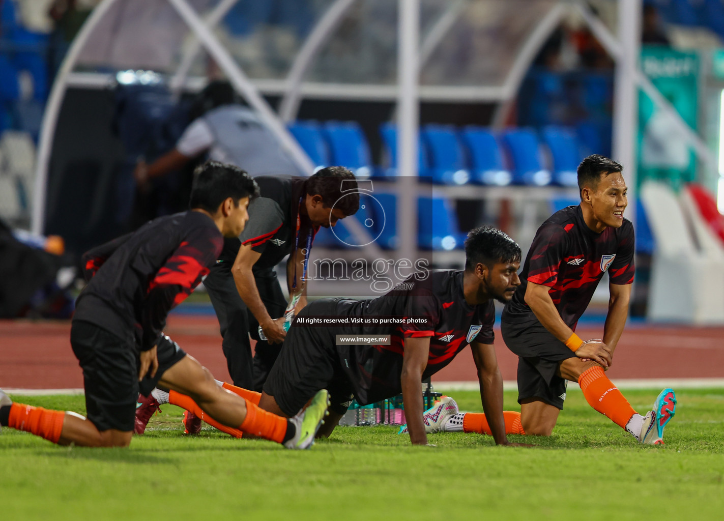 Nepal vs India in SAFF Championship 2023 held in Sree Kanteerava Stadium, Bengaluru, India, on Saturday, 24th June 2023. Photos: Hassan Simah / images.mv