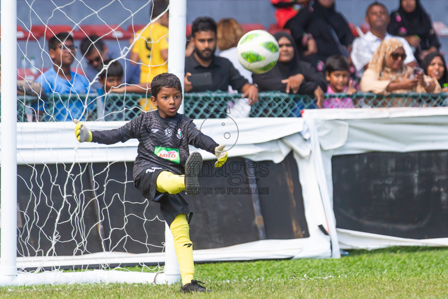 Day 2 of MILO Kids Football Fiesta was held at National Stadium in Male', Maldives on Saturday, 24th February 2024.