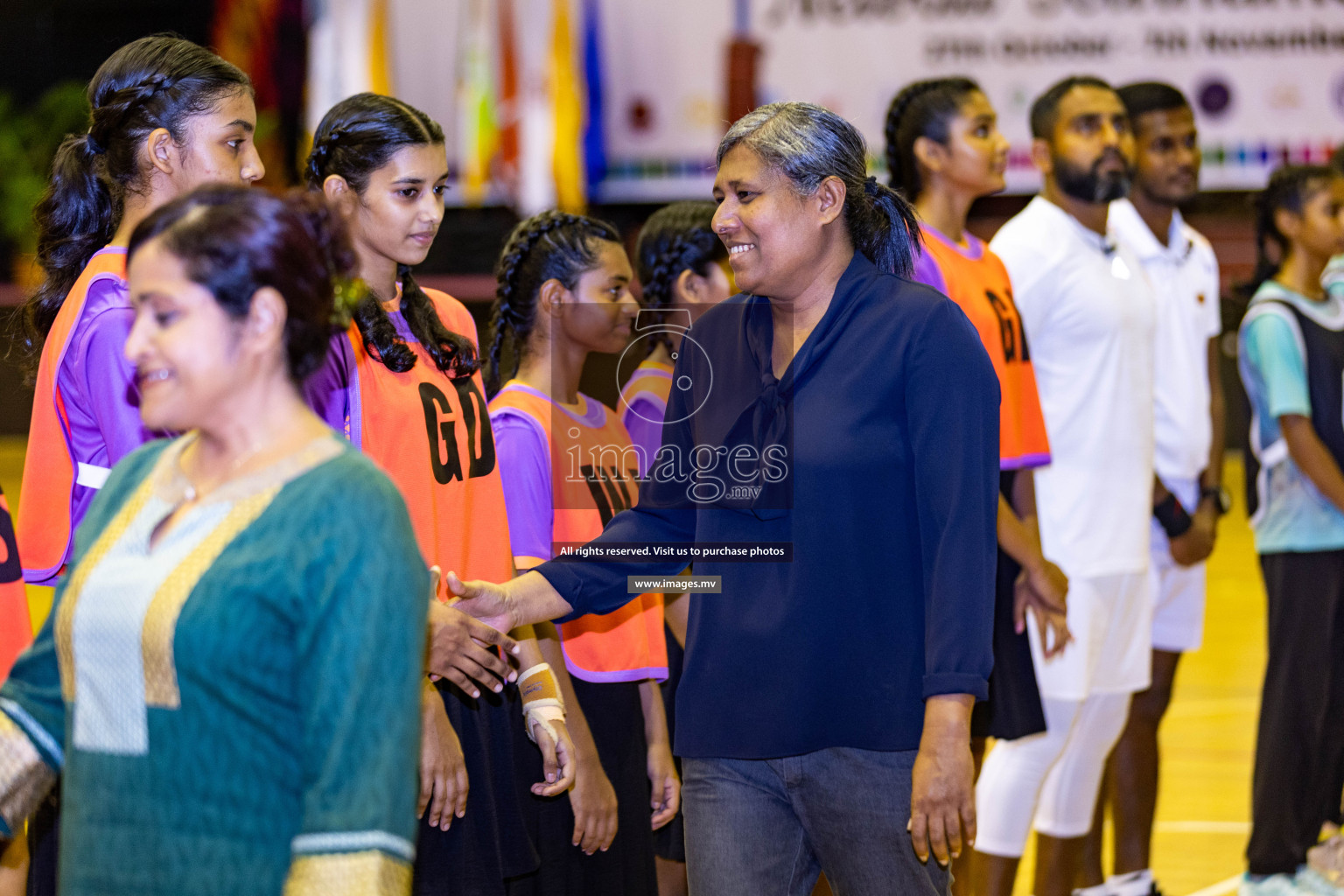 Final of 24th Interschool Netball Tournament 2023 was held in Social Center, Male', Maldives on 7th November 2023. Photos: Nausham Waheed / images.mv