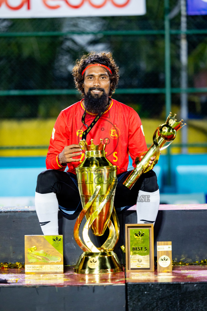 Dee Ess Kay vs Kovigoani in Final of Laamehi Dhiggaru Ekuveri Futsal Challenge 2024 was held on Wednesday, 31st July 2024, at Dhiggaru Futsal Ground, Dhiggaru, Maldives Photos: Nausham Waheed / images.mv