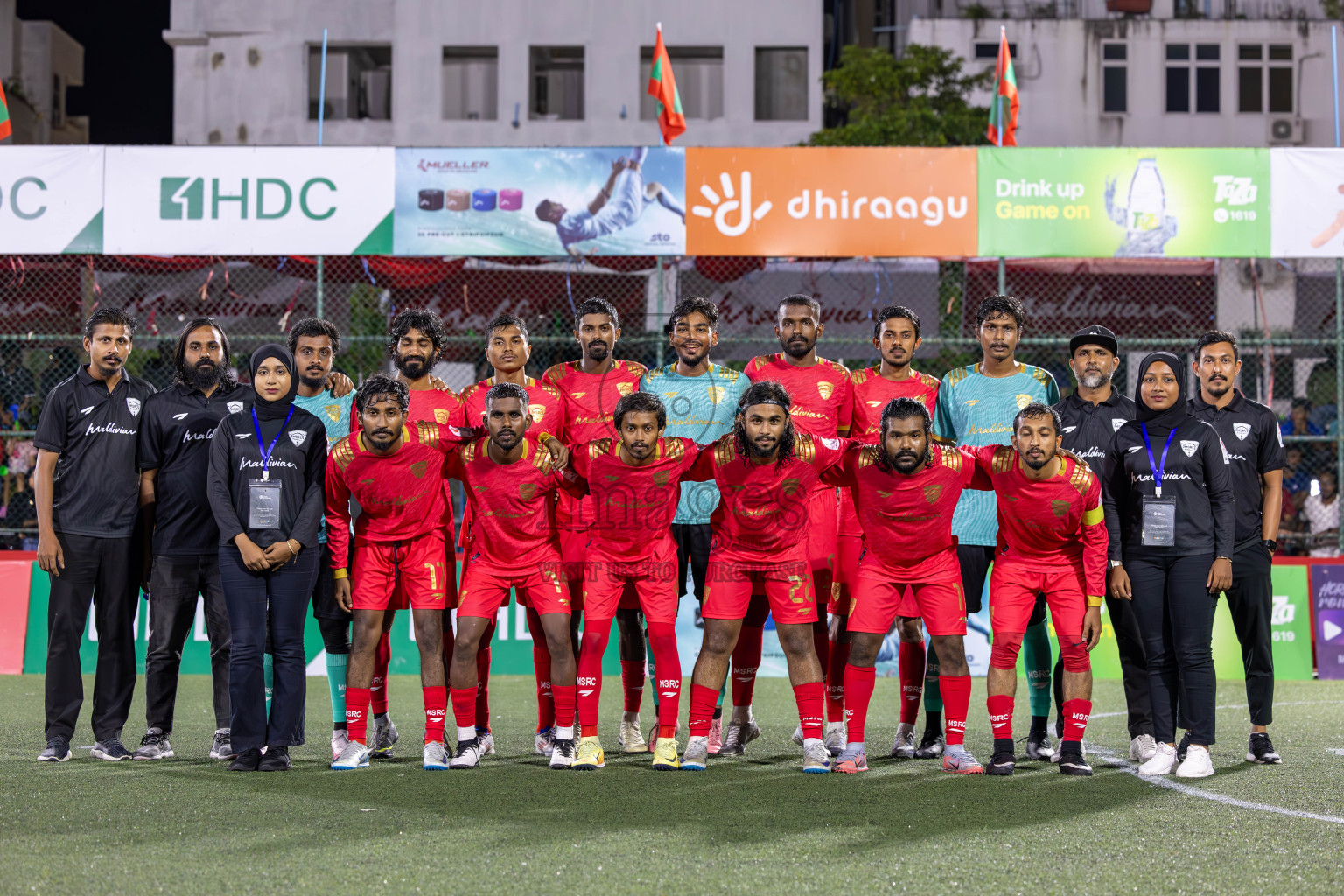 FSM vs Maldivian in Round of 16 of Club Maldives Cup 2024 held in Rehendi Futsal Ground, Hulhumale', Maldives on Monday, 7th October 2024. Photos: Ismail Thoriq / images.mv