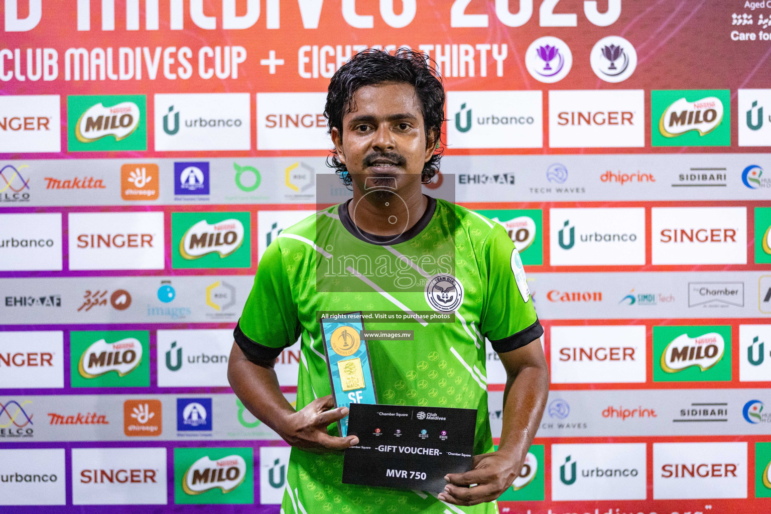 DJA vs TRC in Semi Final of Club Maldives Cup 2023 Classic held in Hulhumale, Maldives, on Tuesday, 15th August 2023 Photos: Nausham Waheed, Ismail Thoriq / images.mv