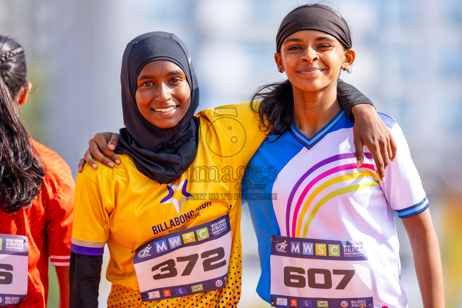 Day 4 of MWSC Interschool Athletics Championships 2024 held in Hulhumale Running Track, Hulhumale, Maldives on Tuesday, 12th November 2024. Photos by: Raaif Yoosuf / Images.mv