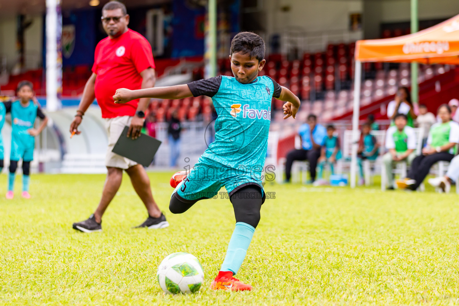 Day 2 of Under 10 MILO Academy Championship 2024 was held at National Stadium in Male', Maldives on Saturday, 27th April 2024. Photos: Nausham Waheed / images.mv