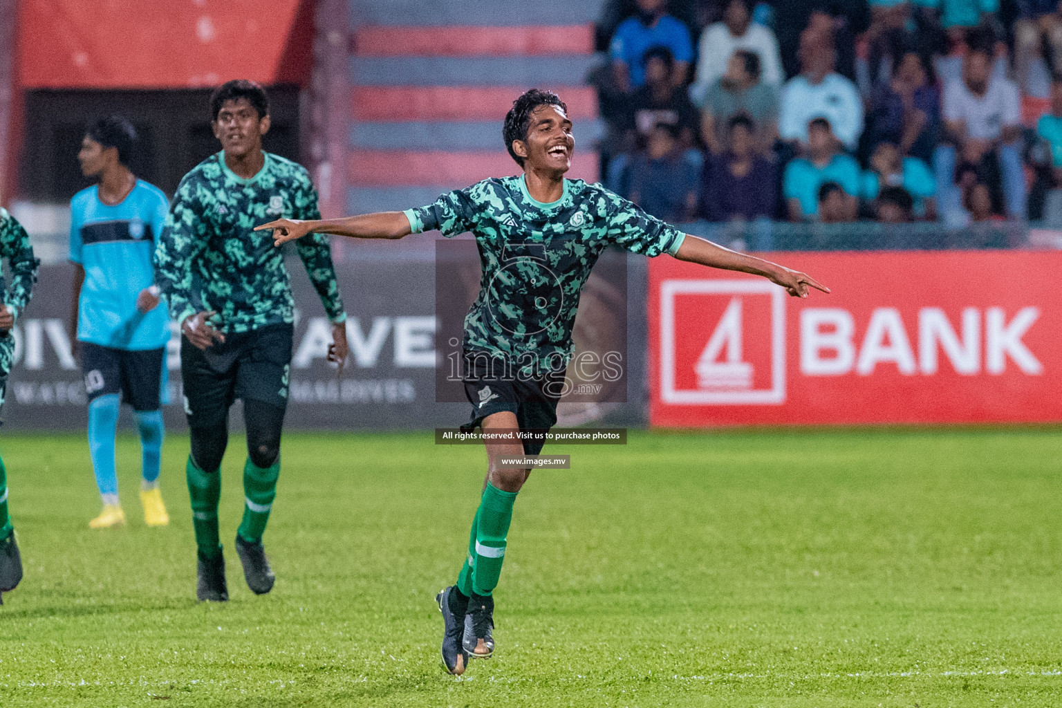 Final of U17 Inter School Football Tournament of Kalaafaanu School vs Rehendhi School held in Male', Maldives on 10 Feb 2022 Photos: Nausham Waheed / images.mv