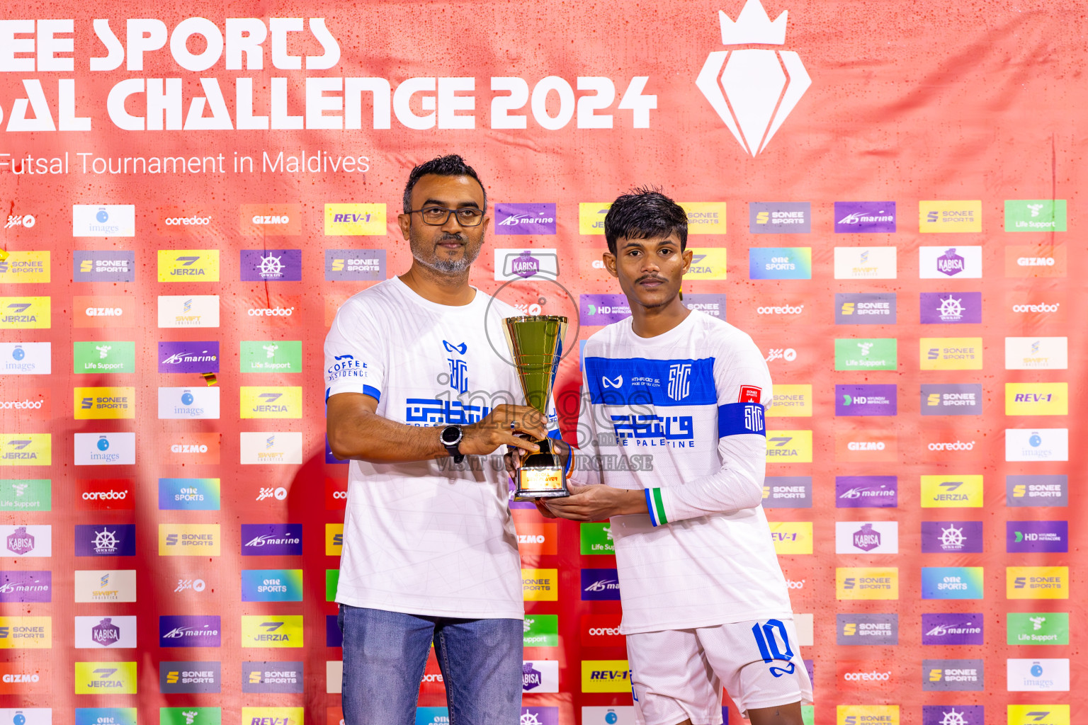 S Feydhoo vs S Hithadhoo in Day 26 of Golden Futsal Challenge 2024 was held on Friday , 9th February 2024 in Hulhumale', Maldives
Photos: Ismail Thoriq / images.mv