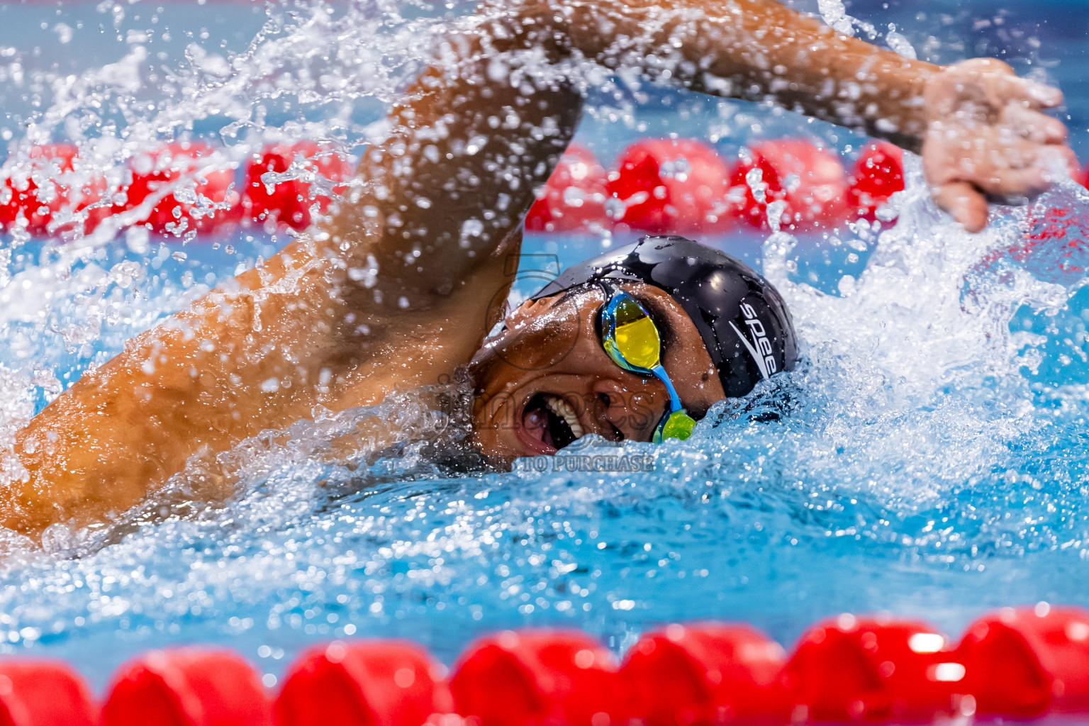 Day 3 of BML 21st Interschool Swimming Competition 2025 was held in Hulhumale' Swimming Pool, Hulhumale', Maldives on Monday, 13th October 2025. Photos: Nausham Waheed / images.mv