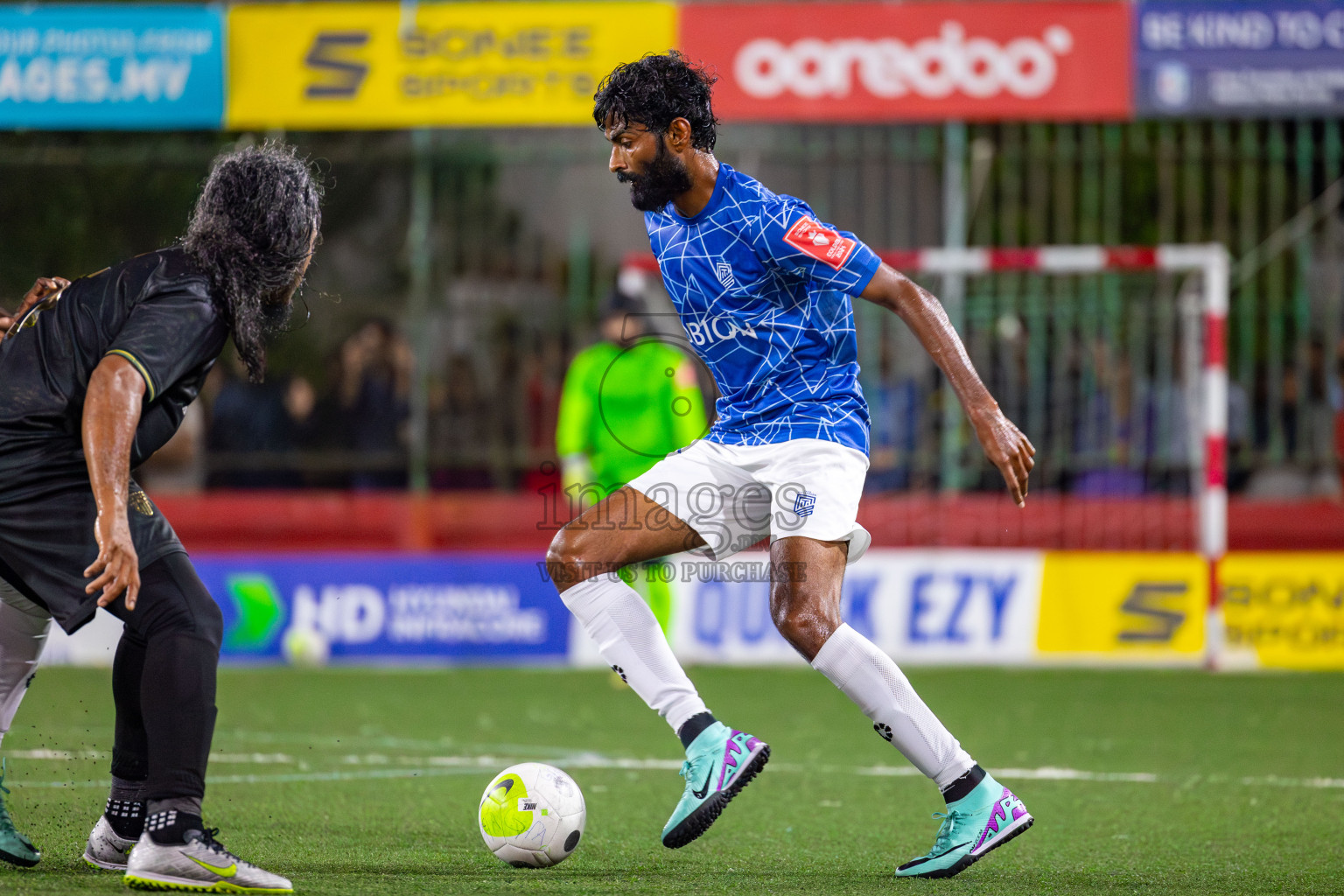 HA Utheemu vs HDh Naivaadhoo on Day 33 of Golden Futsal Challenge 2024, held on Sunday, 18th February 2024, in Hulhumale', Maldives Photos: Mohamed Mahfooz Moosa / images.mv