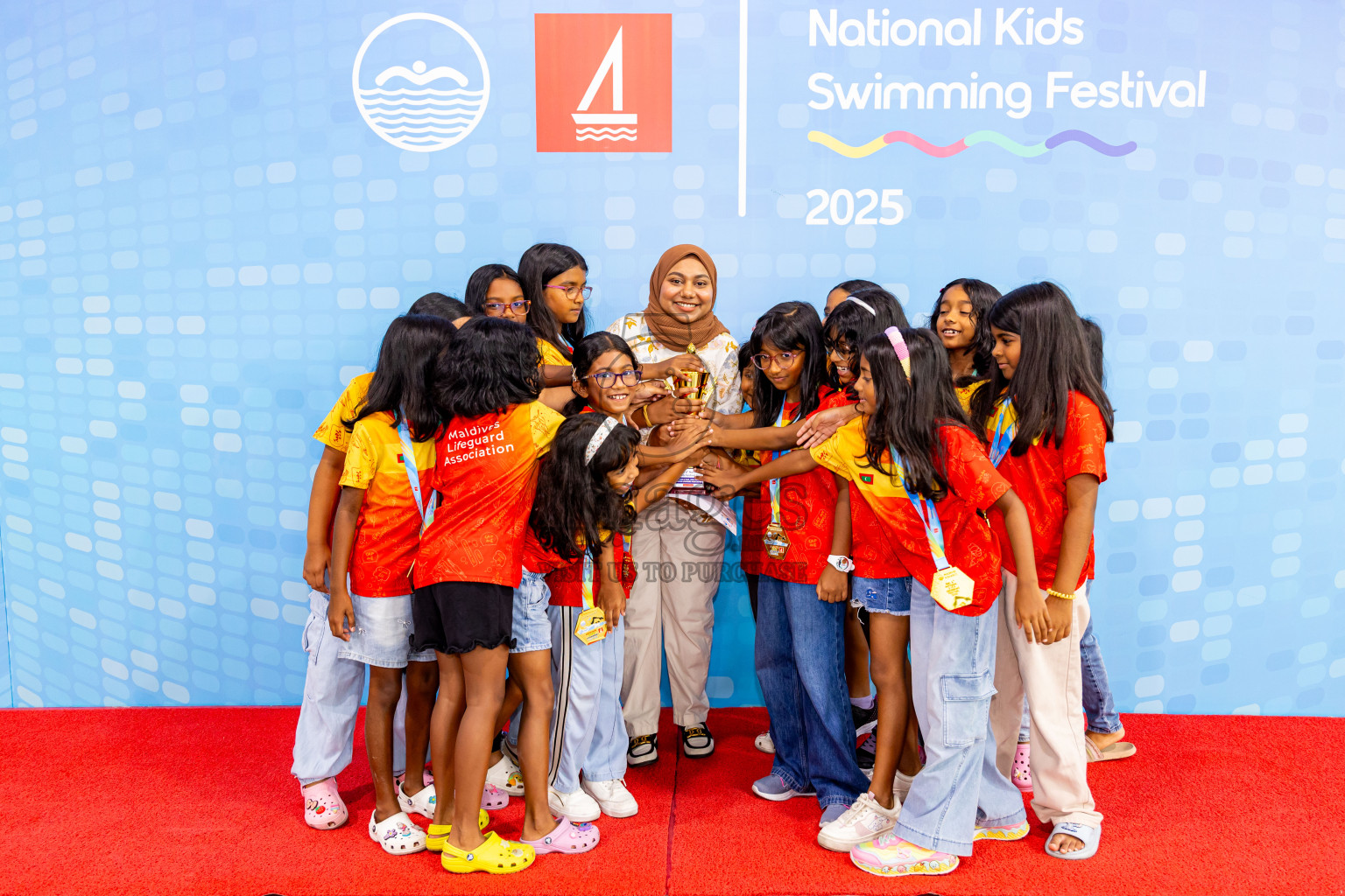 Closing Ceremony of 6th BML National Kids Swimming Kids Festival 2025 held in Hulhumale', Maldives on Saturday, 22nd November 2025. Photos: Nausham Waheed / images.mv