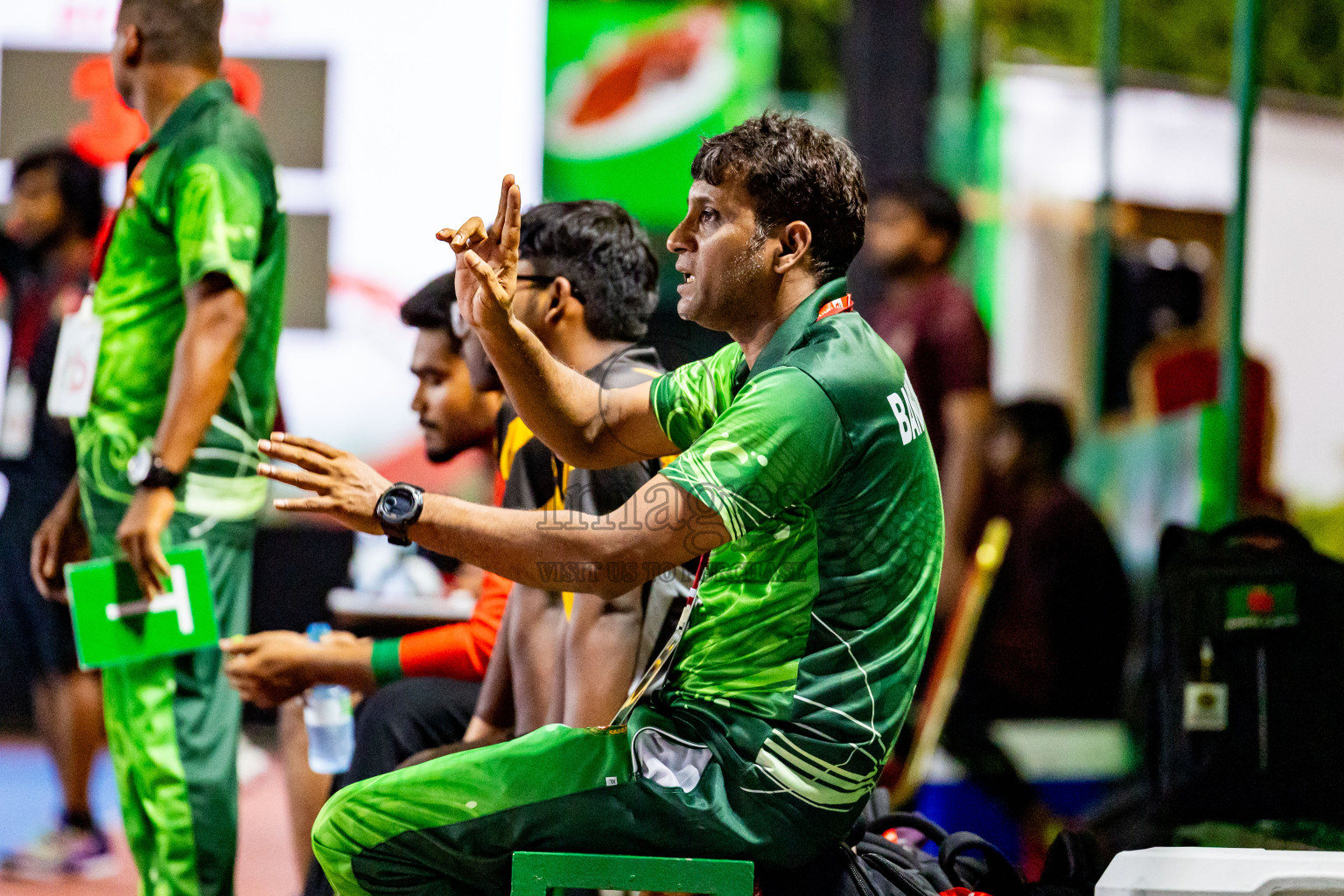 U-19 National Team vs Bangladesh Ansarvdp from Handball International Friendly Series held in Handball ground, Male', Maldives on Sunday, 30th June 2023 Photos: Nausham Waheed/ Images.mv