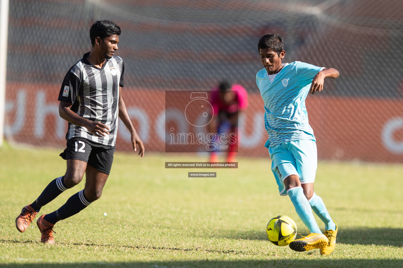 Ahmadhiyya School vs Rehendhi School MAMEN Inter School Football Tournament 2019 (U18) in Male, Maldives on 23rd March 2019, Photos: Hassan Simah / images.mv