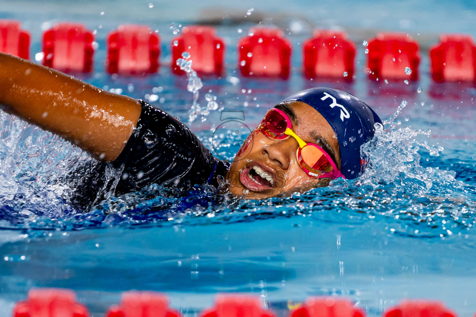 Day 2 of National Swimming Competition 2024 held in Hulhumale', Maldives on Saturday, 14th December 2024. Photos: Nausham Waheed / images.mv