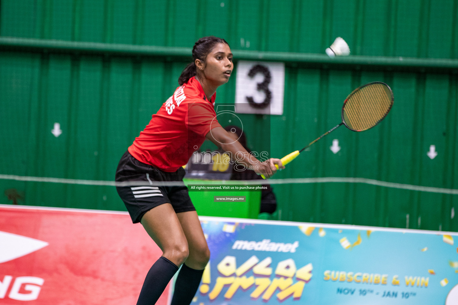 47th National Badminton Tournament 2021 held from 10 to 14 November 2021 in Male' Sports Complex, Maldives