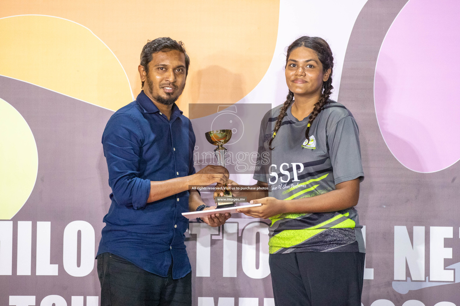 Final of 20th Milo National Netball Tournament 2023, held in Synthetic Netball Court, Male', Maldives on 11th June 2023 Photos: Nausham Waheed/ Images.mv