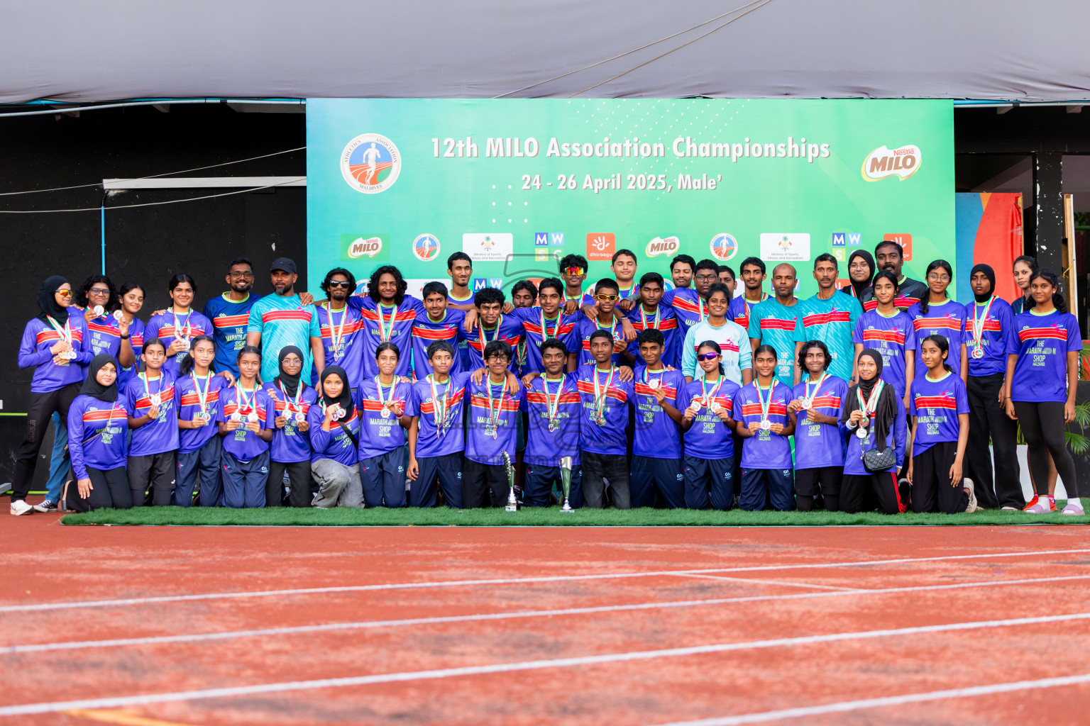 Day 3 of 12th Milo Association Championships was held in Ekuveni Track at Male', Maldives on Saturday, 26th April 2025. Photos: Nausham Waheed / images.mv