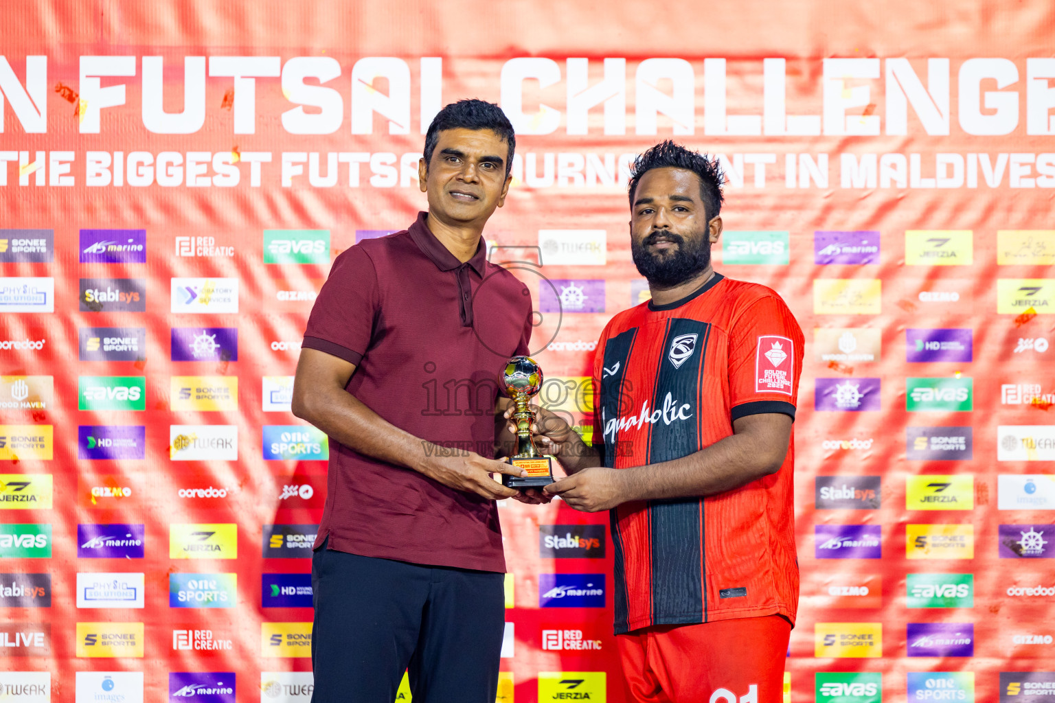 HA Dhidhdhoo vs HA Vashafaru in Haa Alif Atoll Finals Day 28 of Golden Futsal Challenge 2025 was held on Saturday , 1st February 2025, in Hulhumale', Maldives. Photos: Nausham Waheed / images.mv