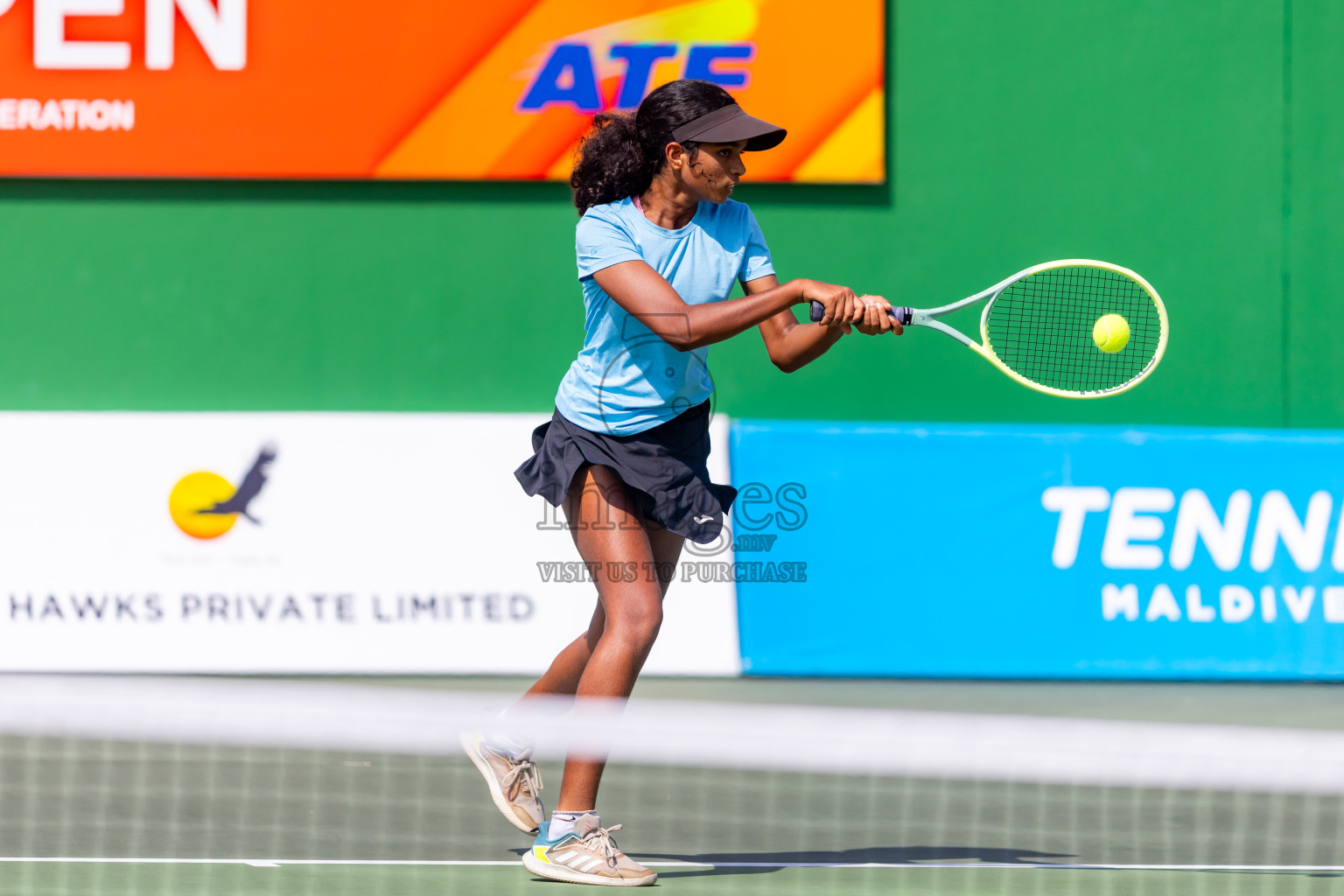 Day 2 of ATF Maldives Junior Open Tennis was held in Male' Tennis Court, Male', Maldives on Tuesday, 10th December 2024. Photos: Nausham Waheed / images.mv