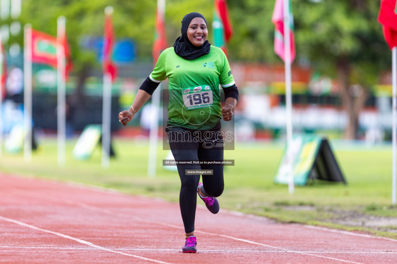 Day 1 of National Athletics Championship 2023 was held in Ekuveni Track at Male', Maldives on Thursday 23rd November 2023. Photos: Nausham Waheed / images.mv