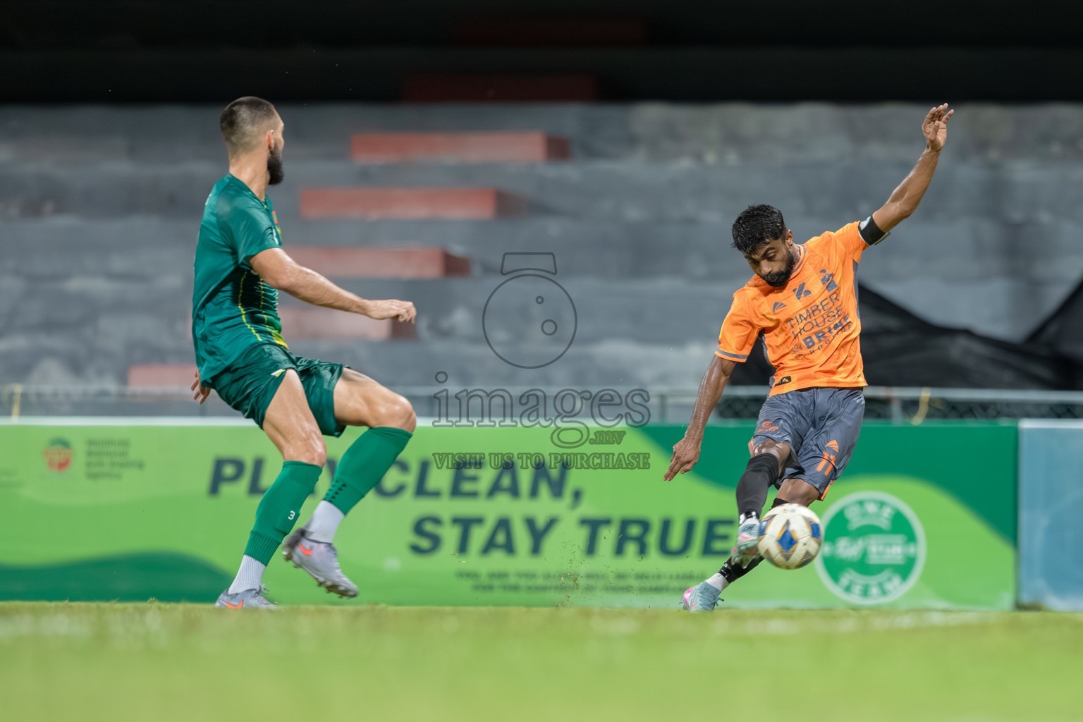Charity Shield Match between Maziya Sports and Recreation Club and Club Eagles held in National Football Stadium, Male', Maldives Photos: Abdulla Abeedh / Images.mv