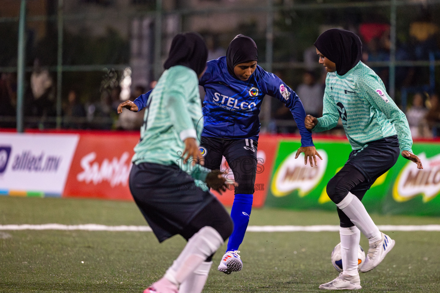 STELCO RECREATION CLUB vs TEAM DHARUMAVANTHA in Eighteen Thirty 2024 held in Rehendi Futsal Ground, Hulhumale', Maldives on Thursday, 5th September 2024. 
Photos: Hassan Simah / images.mv