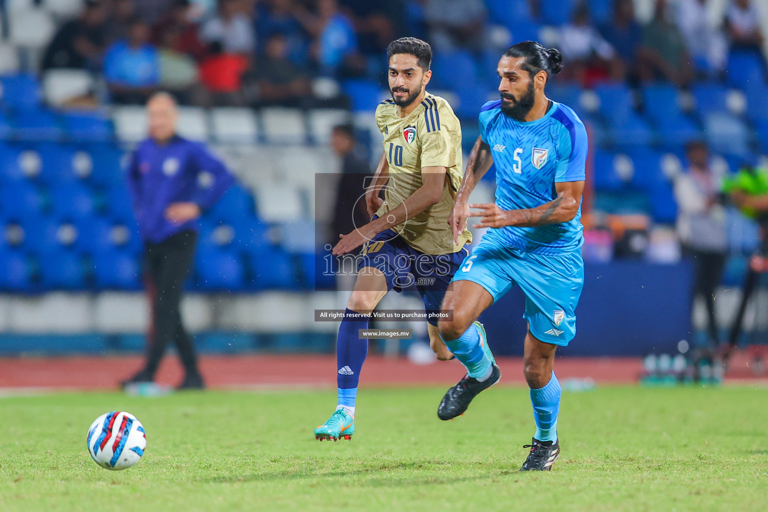 India vs Kuwait in SAFF Championship 2023 held in Sree Kanteerava Stadium, Bengaluru, India, on Tuesday, 27th June 2023. Photos: Nausham Waheed/ images.mv