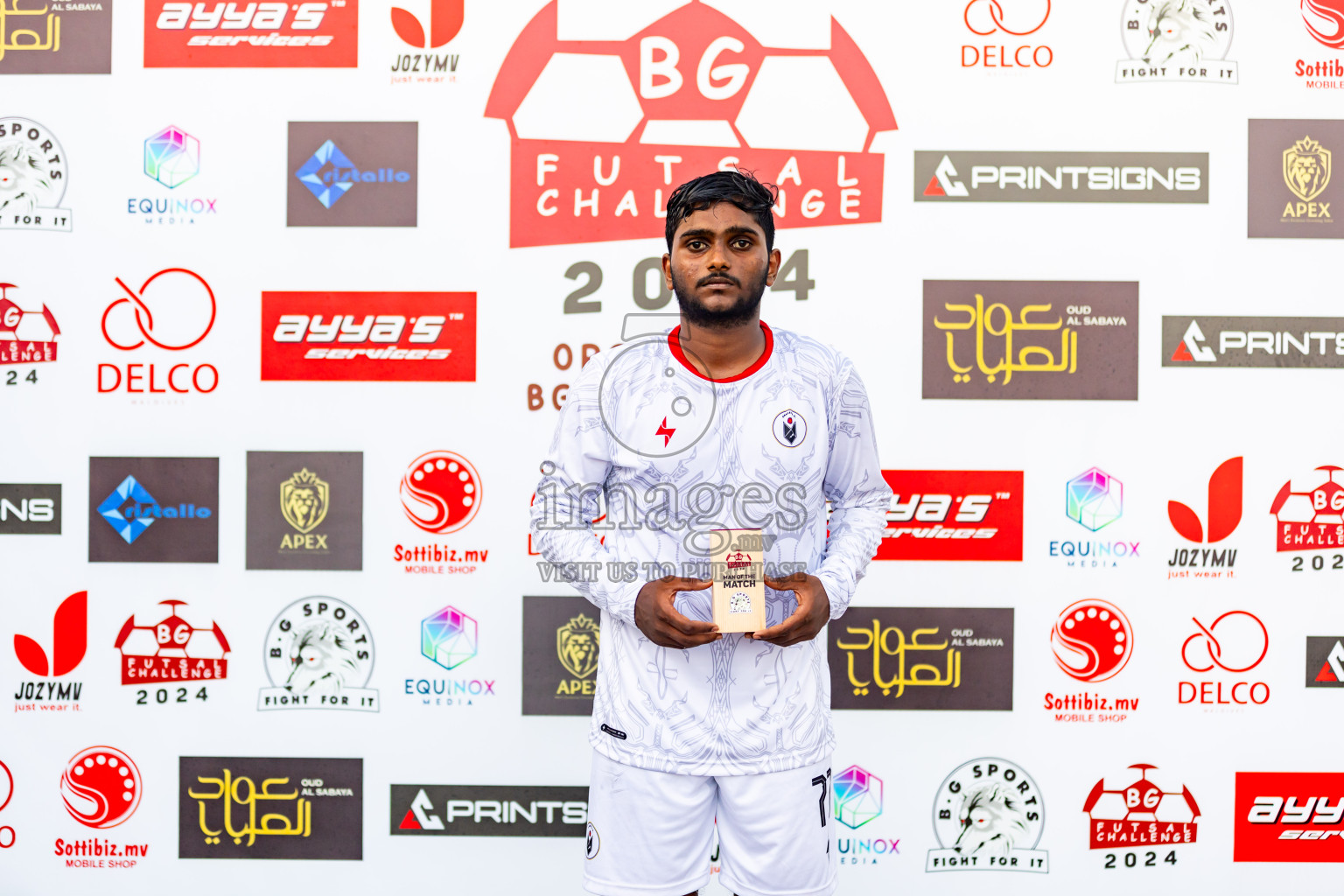 Giraavarians vs Anakee SC in Day 7 of BG Futsal Challenge 2024 was held on Monday, 18th March 2024, in Male', Maldives Photos: Nausham Waheed / images.mv