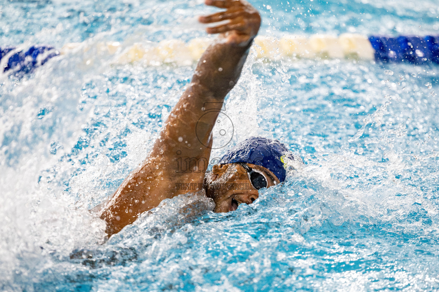 Day 5 of National Swimming Competition 2024 held in Hulhumale', Maldives on Tuesday, 17th December 2024. 
Photos: Hassan Simah / images.mv