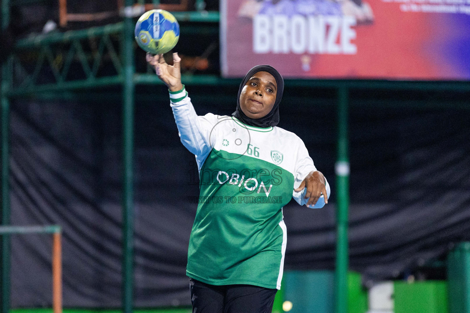 Day 18 of 10th National Handball Tournament 2023, held in Handball ground, Male', Maldives on Sunday, 17th December 2023 Photos: Nausham Waheed/ Images.mv