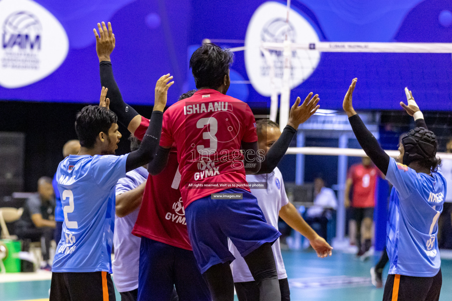 Sports Club City vs Dhivehi Sifainge Club in the Finals of National Volleyball Tournament 2022 on Thursday, 07th July 2022, held in Social Center, Male', Maldives