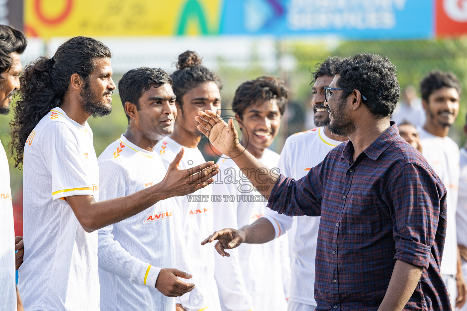 B Eydhafushi vs B Thulhaadhoo in Day 13 of Golden Futsal Challenge 2025 was held on Friday, 17th January 2025, in Hulhumale', Maldives 
Photos: Hassan Simah / images.mv