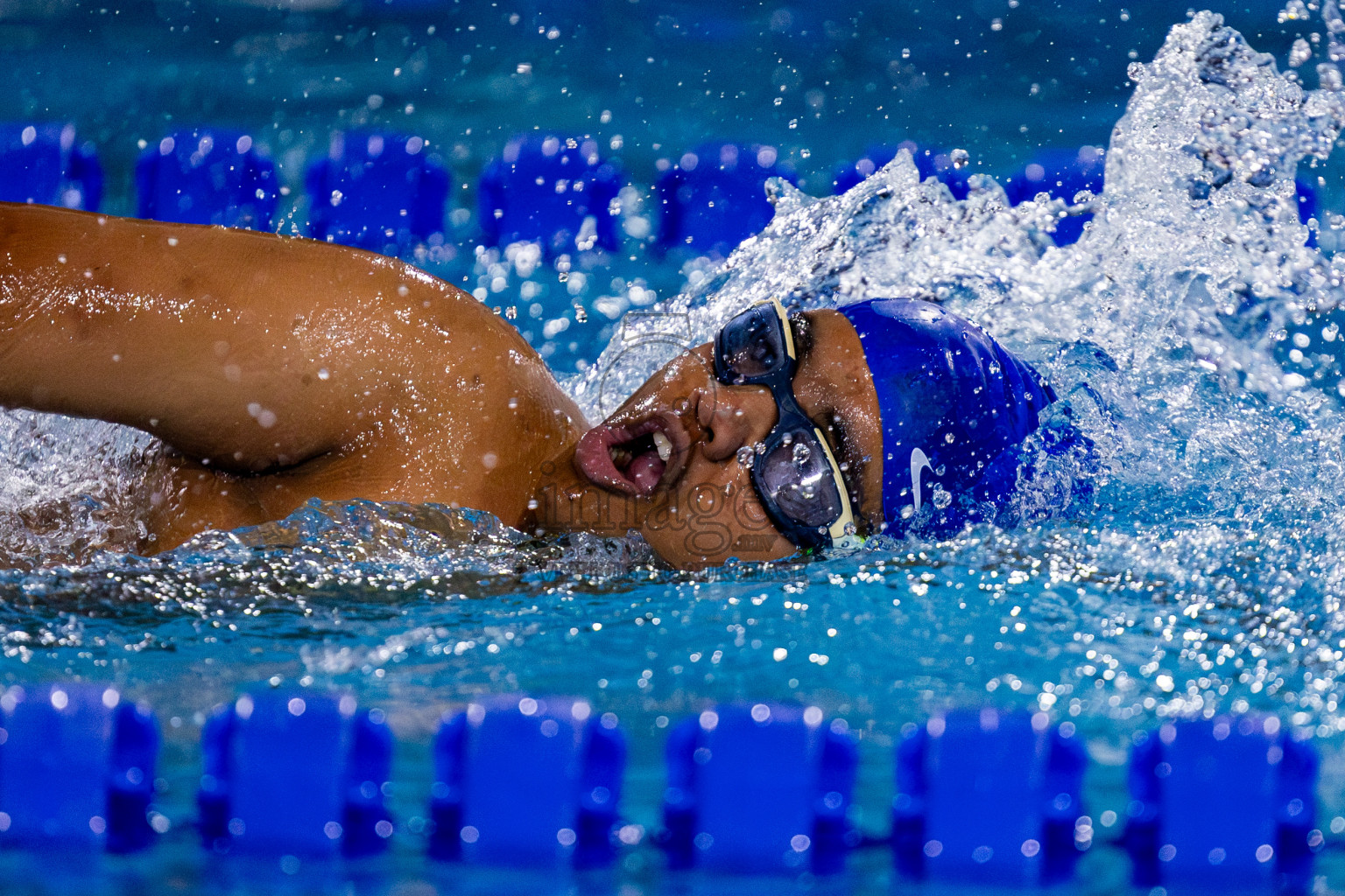 Day 2 of 20th Inter-school Swimming Competition 2024 held in Hulhumale', Maldives on Sunday, 13th October 2024. Photos: Nausham Waheed / images.mv