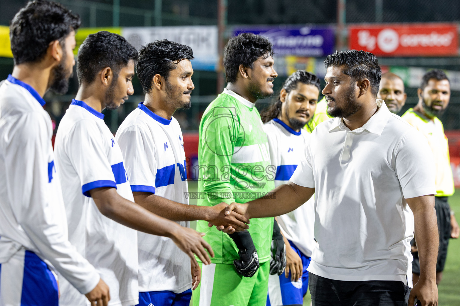 Th. Veymandoo VS Th. Kandoodhoo in Day 18 of Golden Futsal Challenge 2025 was held on Wednesday, 22nd January 2025, in Hulhumale', Maldives. Photos: Nausham Waheed / images.mv