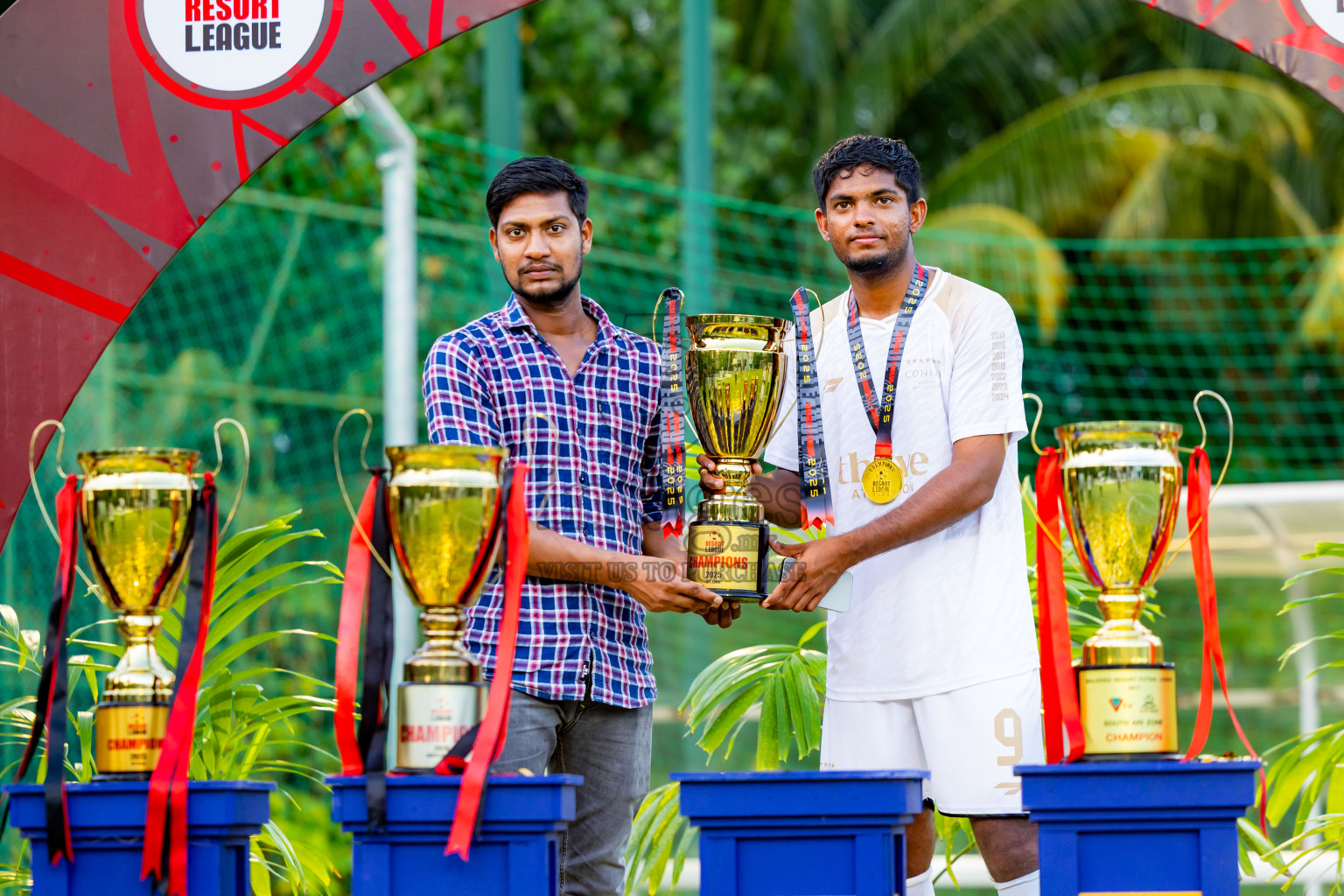 Barcelo vs Conrad in the Final of Resort League 2025 (Ari Zone) was held on Sunday, 28th June 2025 in Conrad Maldives Rangali Island, Alif Dhaalu Atoll, Maldives. Photos: Nausham Waheed / images.mv
