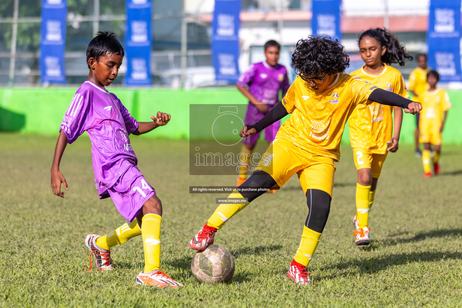 Day 2 of Nestle kids football fiesta, held in Henveyru Football Stadium, Male', Maldives on Thursday, 12th October 2023 Photos: Ismail Thoriq / Images.mv