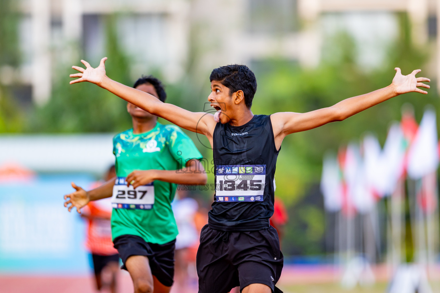 Day 5 of MWSC Interschool Athletics Championships 2024 held in Hulhumale Running Track, Hulhumale, Maldives on Wednesday, 13th November 2024. Photos by: Nausham Waheed / Images.mv