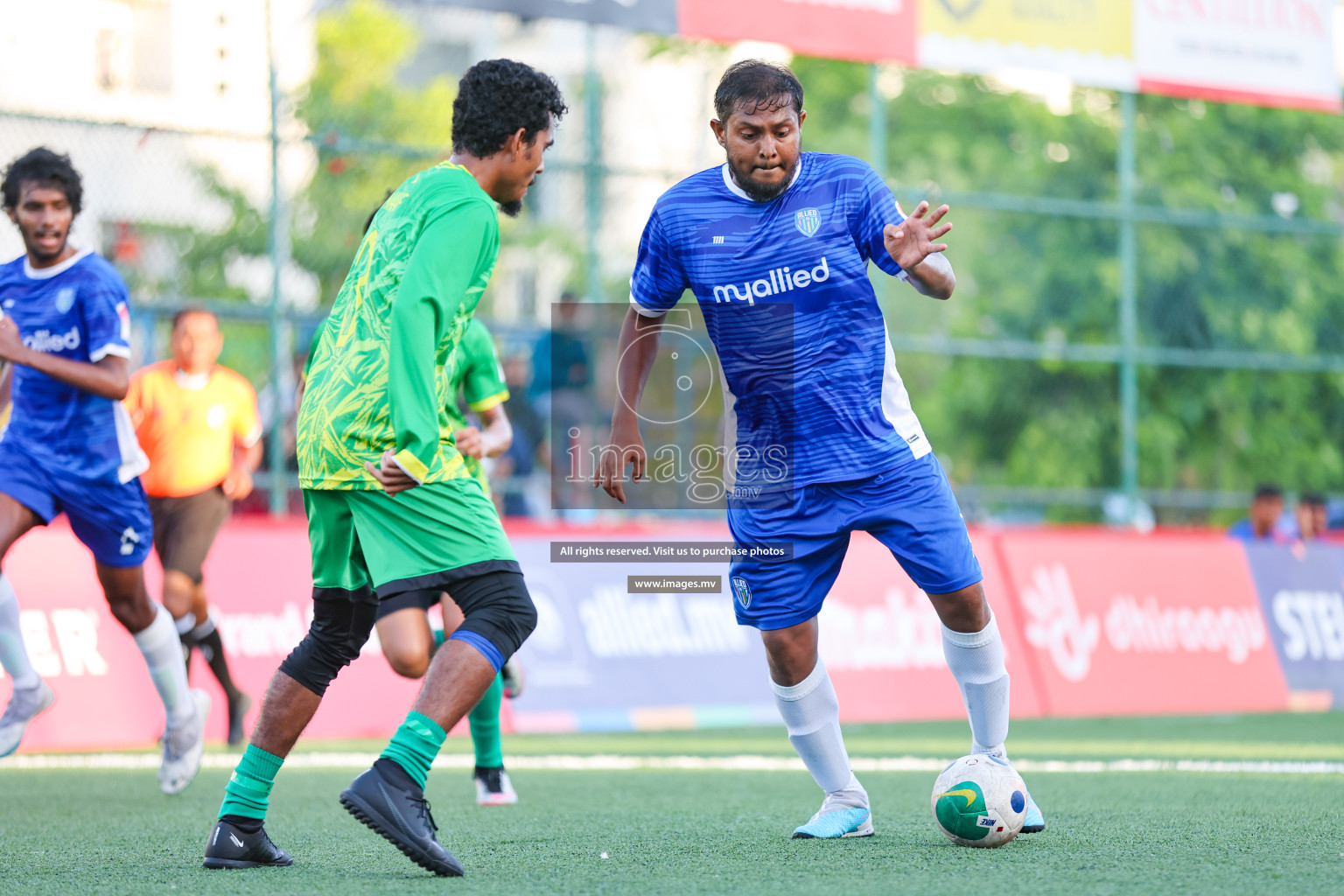 Team Allied vs Gas Club in Club Maldives Cup 2023 held in Hulhumale, Maldives, on Saturday, 22nd July 2023. Photos: Nausham Waheed / images.mv